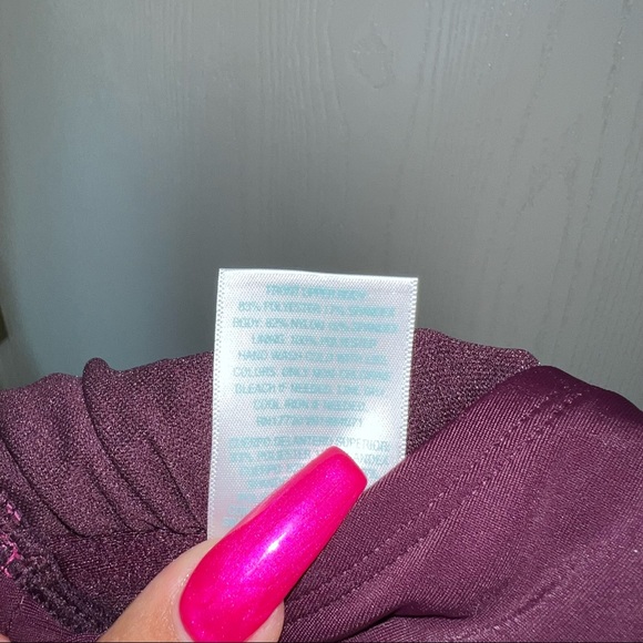 Kona Sol Multi-Color Pink/Purple Swim Top - Picture 4 of 4